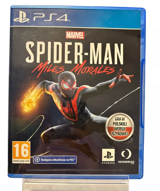 GRA NA PS4 SPIDER-MAN MILES MORALES