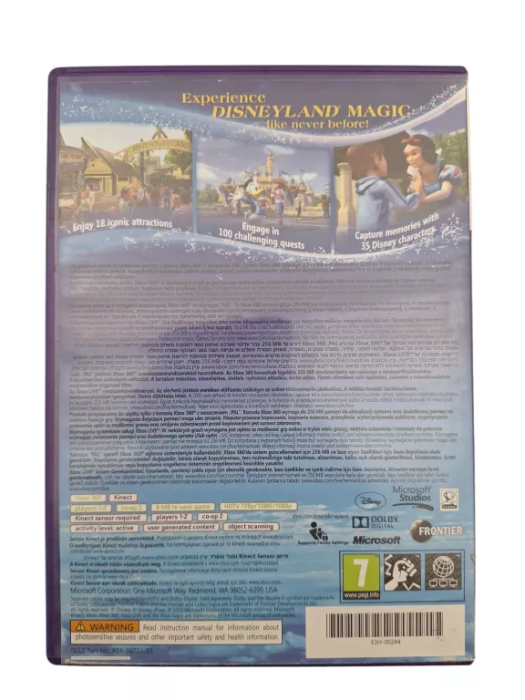 GRA DISNEYLAND ADVENTURES KINECT XBOX 360 BUNDLE COPY