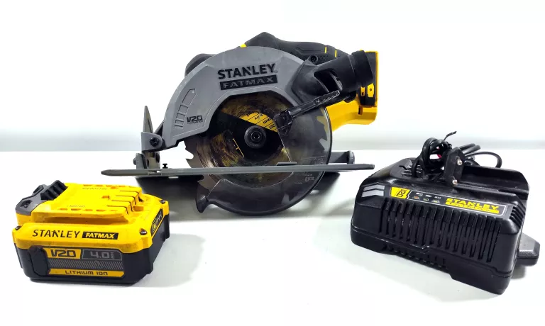 PILARKA TARCZOWA STANLEY FATMAX SFMCS500 + AKU 4.0 AH+ ŁAD