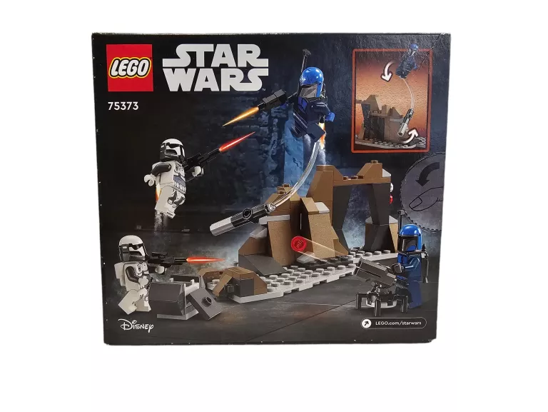 LEGO STAR WARS ZASADZKA NA MANDALORZE - ZESTAW BITEWNY 75373