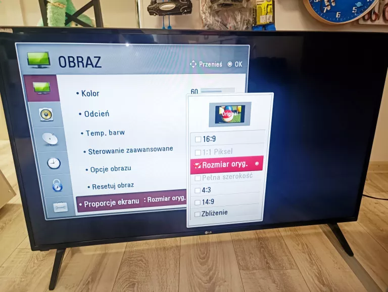 TELEWIZOR LED LG 43LK5000PLA 43" FULL HD - BRAK PILOTA