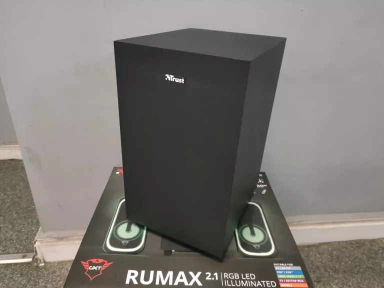 ZESTAW GŁOŚNIKÓW TRUST GXT 635 RUMAX RGB 2.1