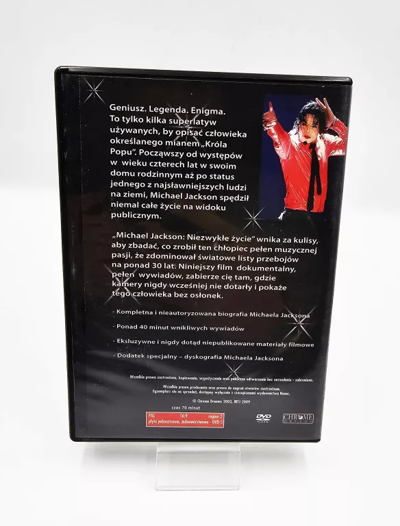 FILM DVD MICHAEL JACKSON - NIEZWYKŁE ŻYCIE