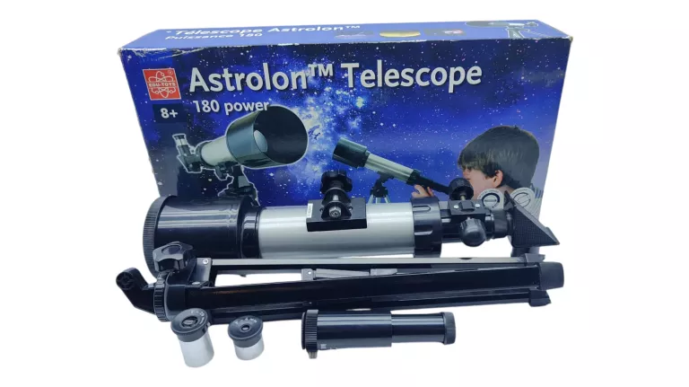 TELESKOP TELESCOPIO ASTROLON POTENCIA 180 PUDEŁKO