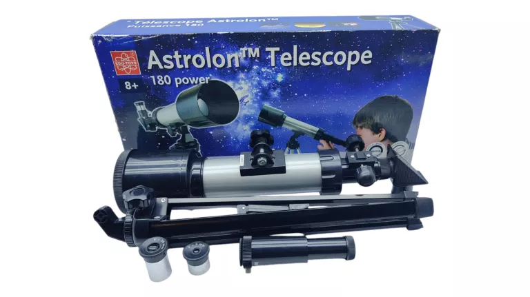 TELESKOP TELESCOPIO ASTROLON POTENCIA 180 PUDEŁKO