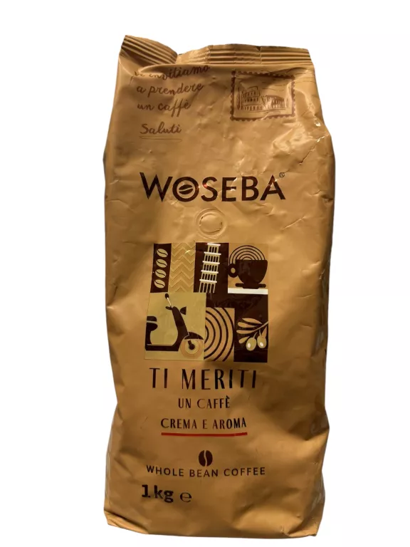 WOSEBA TI MERITI CREMA E AROMA 1KG KAWA ZIARNISTA TERMIN 05/2025