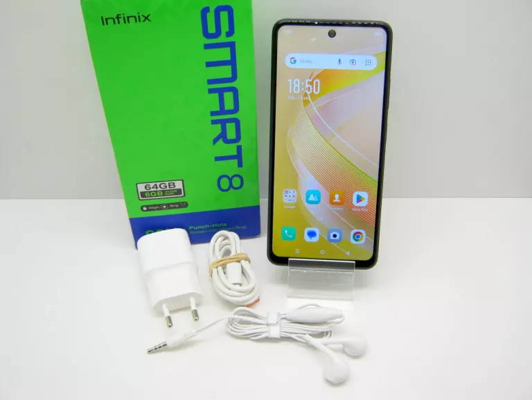 INFINIX SMART 8  3/64GB  KOMPLET GWARANCJA!