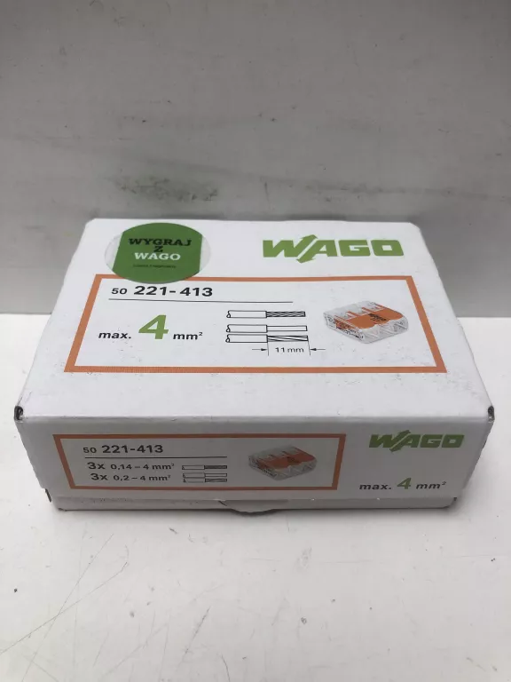 SZYBKOZŁĄCZKI WAGO 3XAWG 24-12  50X224-413