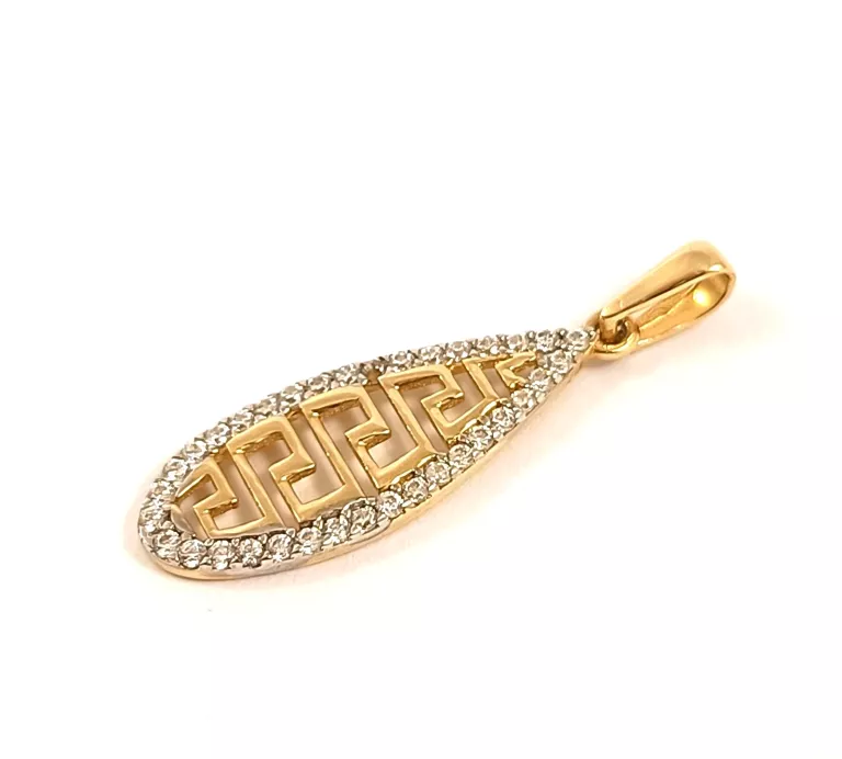 zlota-zawieszka-lezka-grecki-wzor-pr585-095g-ean-gtin-5905868200416