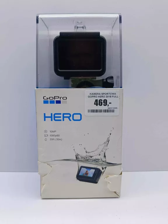 KAMERA SPORTOWA GOPRO HERO 2018 FULL HD + AKCESORIA ZOBACZ!!