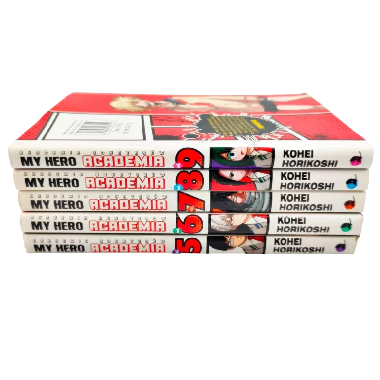 MY HERO ACADEMIA ZESTAW 5 TOMÓW - KOHEI HORIKOSHI MANGI