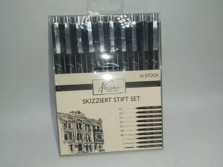 PISAKI DO KALIGRAFII NASSAU FINE ART SKIZZIERT STIFT SET 10 SZT