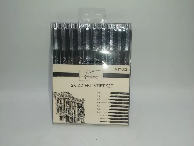 PISAKI DO KALIGRAFII NASSAU FINE ART SKIZZIERT STIFT SET 10 SZT