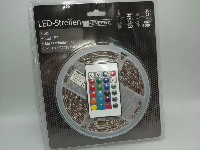 TAŚMA LED 5M W-ENERGY TGB PILOT KOMPLET