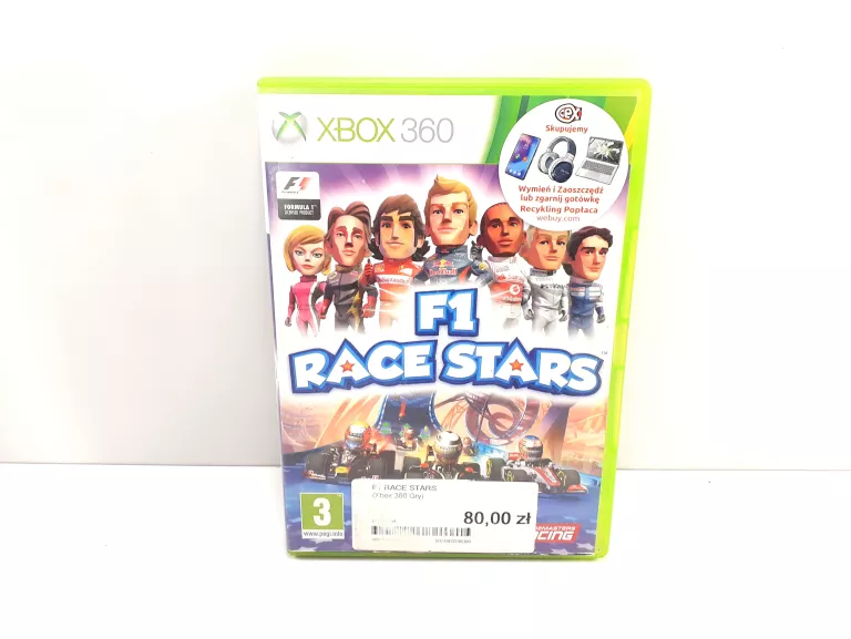 GRA XBOX 360 F1 RACE STARS