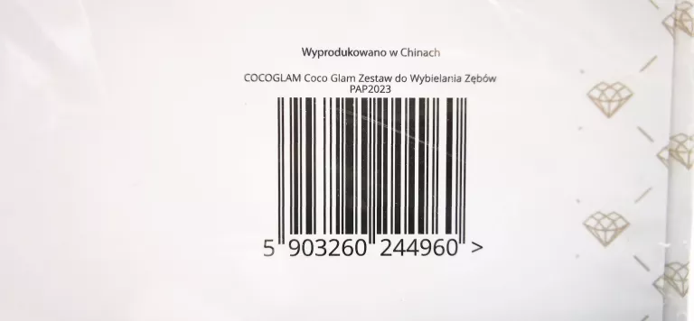 COCO GLAM ZESTAW DO WYBIELANIA ZĘBÓW BIAŁY