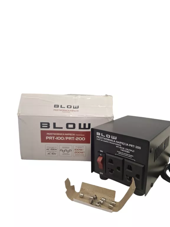 TRANSFORMATOR PRZETWORNICA REDUKTOR NAPIĘCIA 230V / 110V USA PRT-200