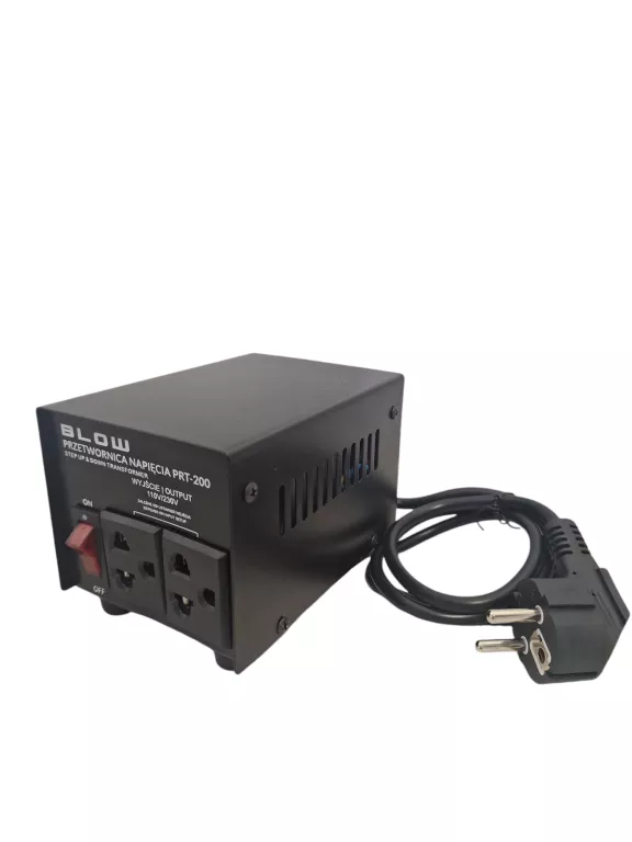 TRANSFORMATOR PRZETWORNICA REDUKTOR NAPIĘCIA 230V / 110V USA PRT-200