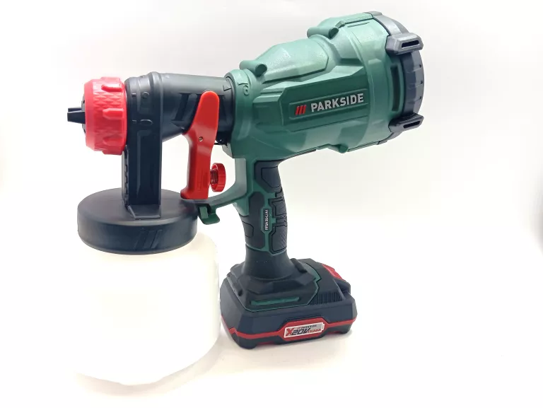 JAK NOWY PISTOLET PARKSIDE PFSA 20-LI A1 DO FARB/KOMPLET/