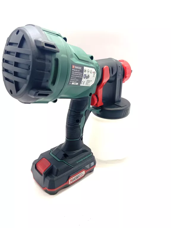 JAK NOWY PISTOLET PARKSIDE PFSA 20-LI A1 DO FARB/KOMPLET/