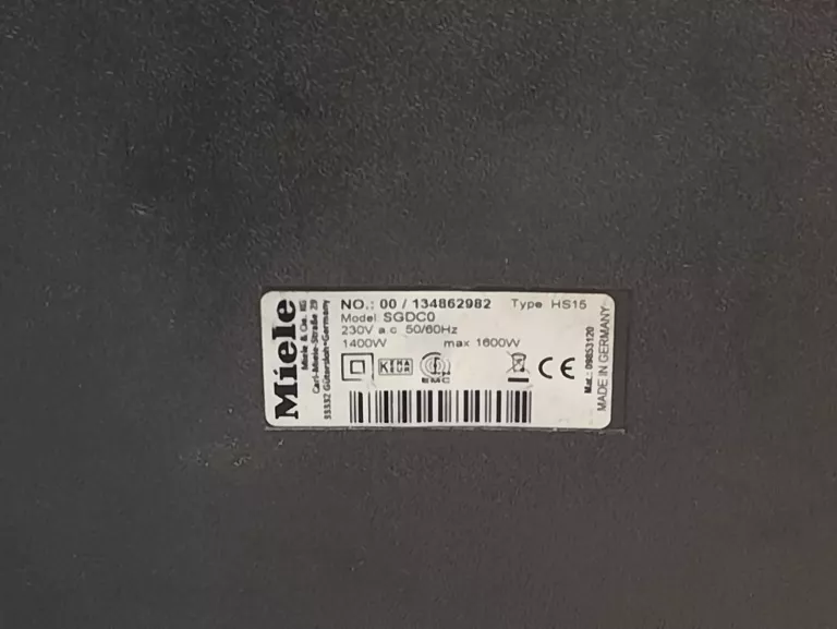 ODKURZACZ MIELE COMPLETE C3 POWERLINE 1600W SGDC0 BARDZO MOCNY