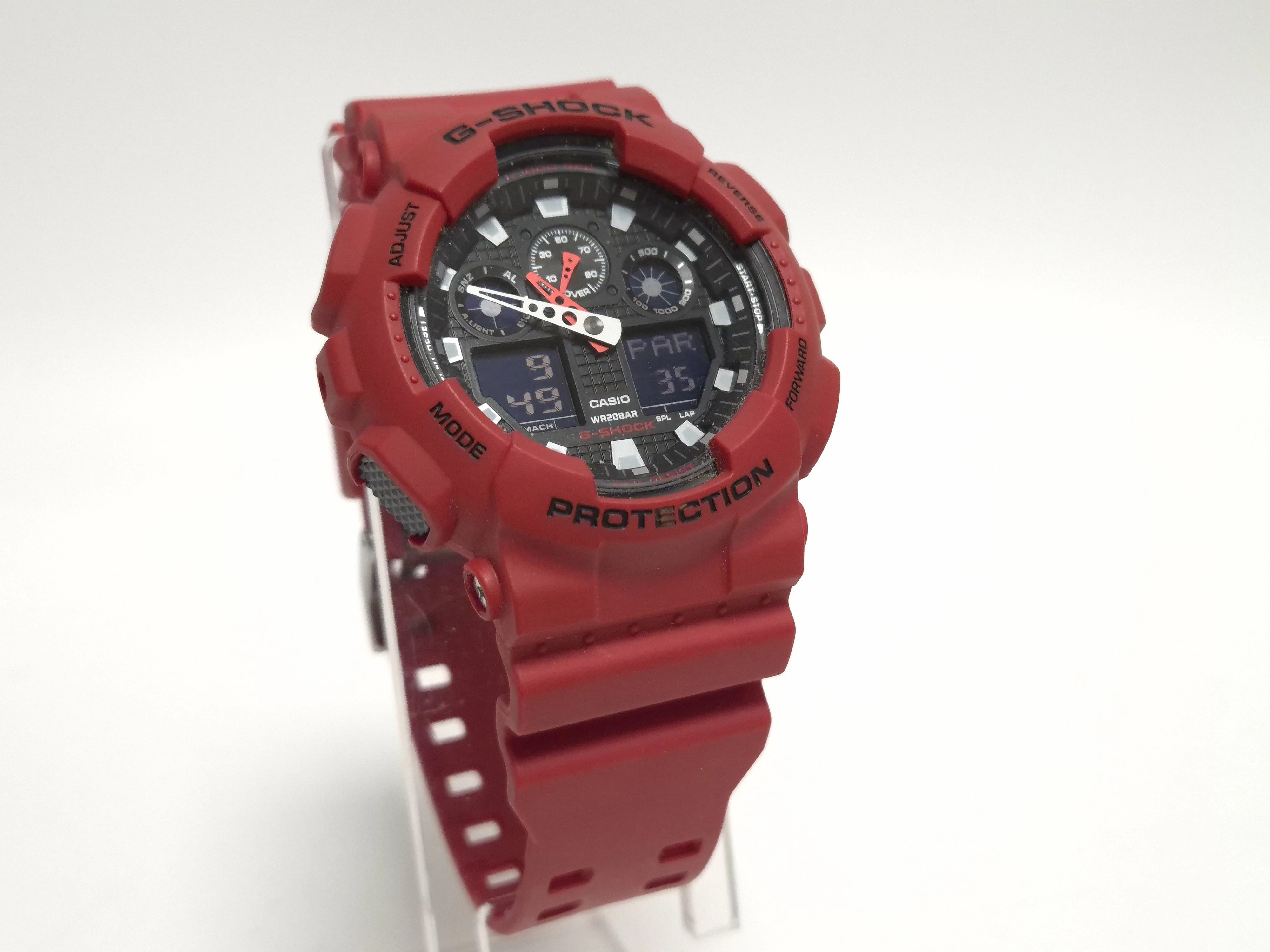 zegarek-casio-gshock-czerwony-ga-100b-stan-11323-2