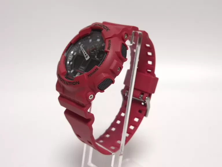 ZEGAREK CASIO GSHOCK CZERWONY GA-100B