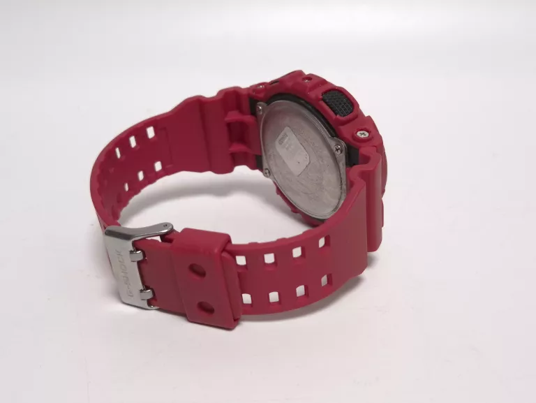 ZEGAREK CASIO GSHOCK CZERWONY GA-100B