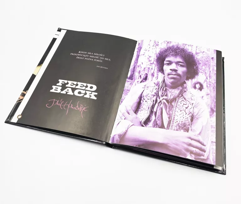 KSIĄŻKA + FILM DVD / LEGENDY MUZYKI / FEEDBACK JIMI HENDRIX