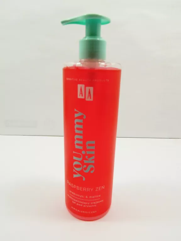 AA YOU.MMY SKIN OLEJKOWY ŻEL POD PRYSZNIC, RASPBERRY ZEN, 400 ML