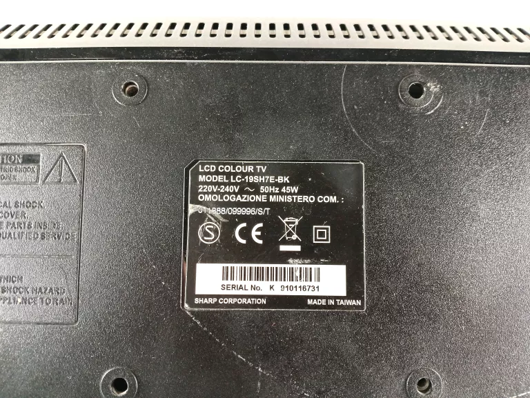 TELEWIZOR SHARP LC-19SH7EBK 19 CALI