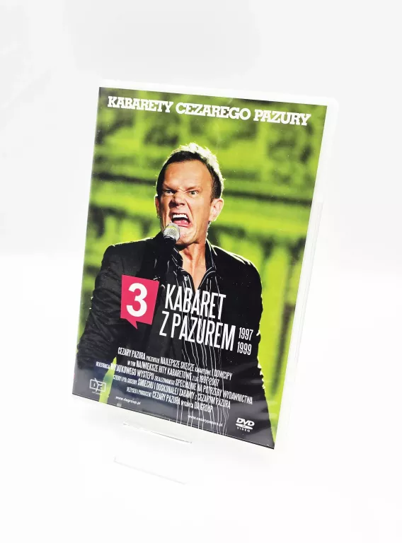 ZESTAW 3 PŁYT DVD / KABARETY CEZAREGO PAZURY / PAZURA FOR FUN