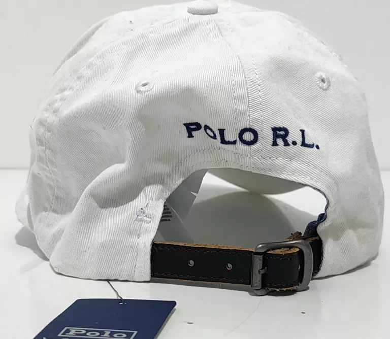 CZAPKA Z DASZKIEM POLO RALPH LAUREN BIAŁA