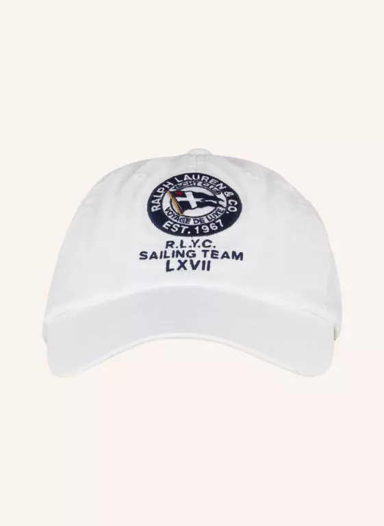 CZAPKA Z DASZKIEM POLO RALPH LAUREN BIAŁA