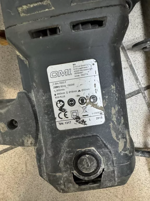 MŁOT CMI C-BH-1500 F NIE DZIAŁA KUCIE