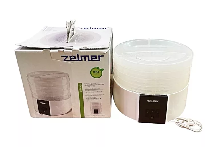 SUSZARKA ZELMER ZFD2250W/02 DO GRZYBÓW I OWOCÓW ZESTAW