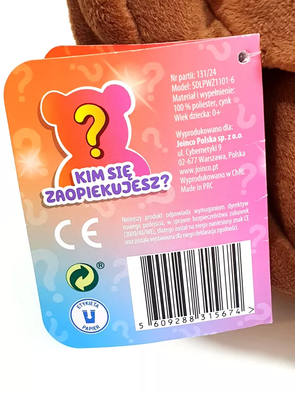 PLUSZAK PODUSZKA ELEFUN SURPRISE TOY