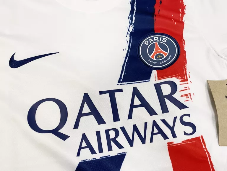 KOSZULKA NIKE PSG NA SEZON 24/25 WYJAZDOWA STADIUM - BIAŁY ORYGINAŁ Z METK