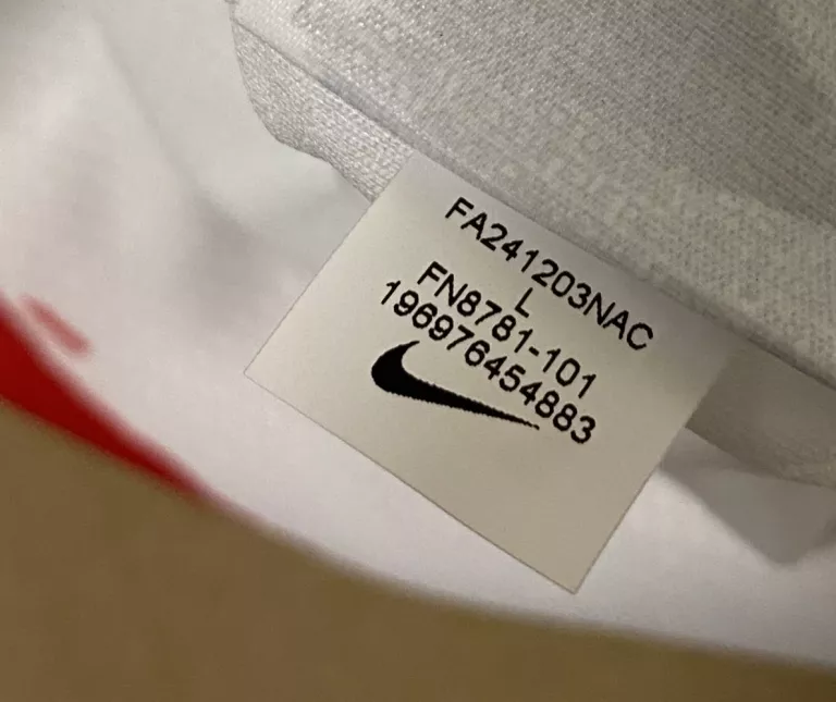 KOSZULKA NIKE PSG NA SEZON 24/25 WYJAZDOWA STADIUM - BIAŁY ORYGINAŁ R.L
