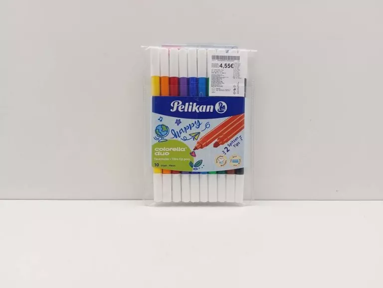 FLAMASTRY MAZAKI ZMYWALNE DLA DZIECI ZESTAW 10 KOLORÓW COLORELLA PELIKAN