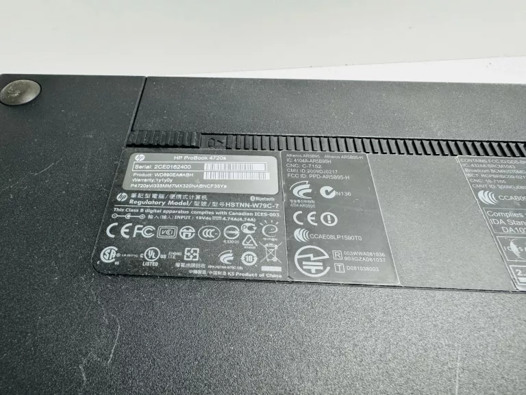 LAPTOP HP PROBOOK 4720S