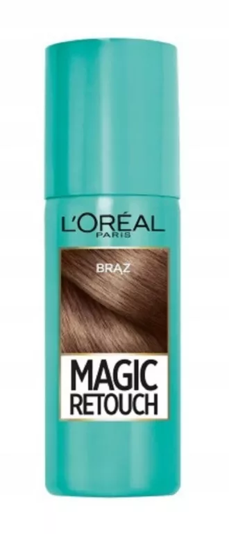 LOREAL MAGIC RETOUCH SPRAY DO RETUSZU ODROSTÓW BRĄZ