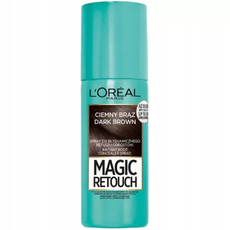 LOREAL MAGIC RETOUCH SPRAY DO RETUSZU ODROSTÓW CIEMNY BRĄZ