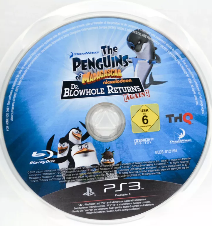 GRA PS3 THE PENGUINS OF MADAGASCAR: DR. BLOWHOLE RETURNS AGAIN