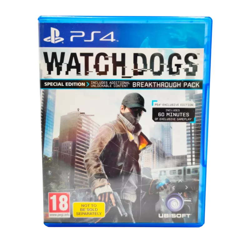 WATCH DOGS SPECIAL EDITION PLAYSTATION 4 PS4