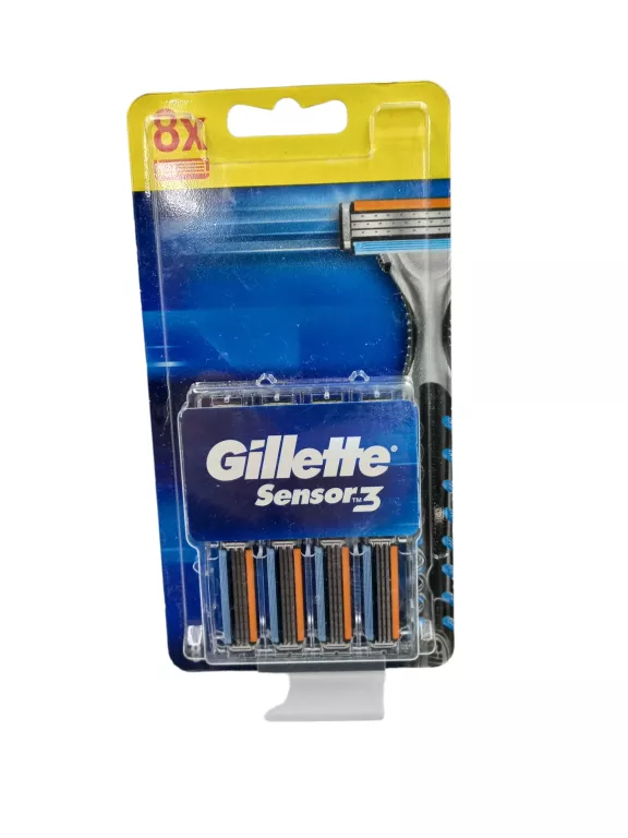 WKŁADY DO MASZYNKI GILLETTE SENSOR3 8SZT