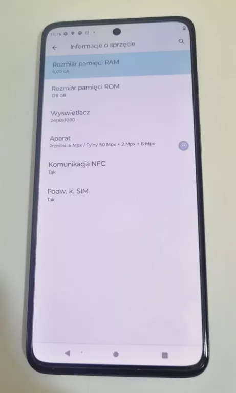 TELEFON MOTOROLA MOTO G82 5G/ KOMPLET