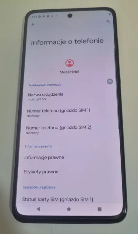 TELEFON MOTOROLA MOTO G82 5G/ KOMPLET