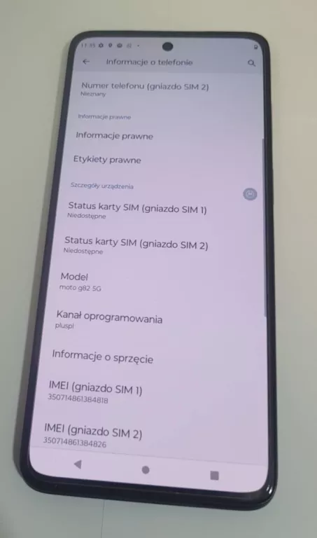 TELEFON MOTOROLA MOTO G82 5G/ KOMPLET