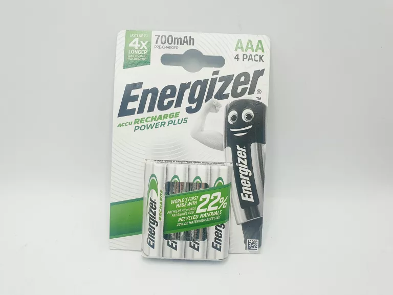 AKUMULATORKI BATERIE ENERGIZER POWER PLUS R3 AAA 700MAH X 4